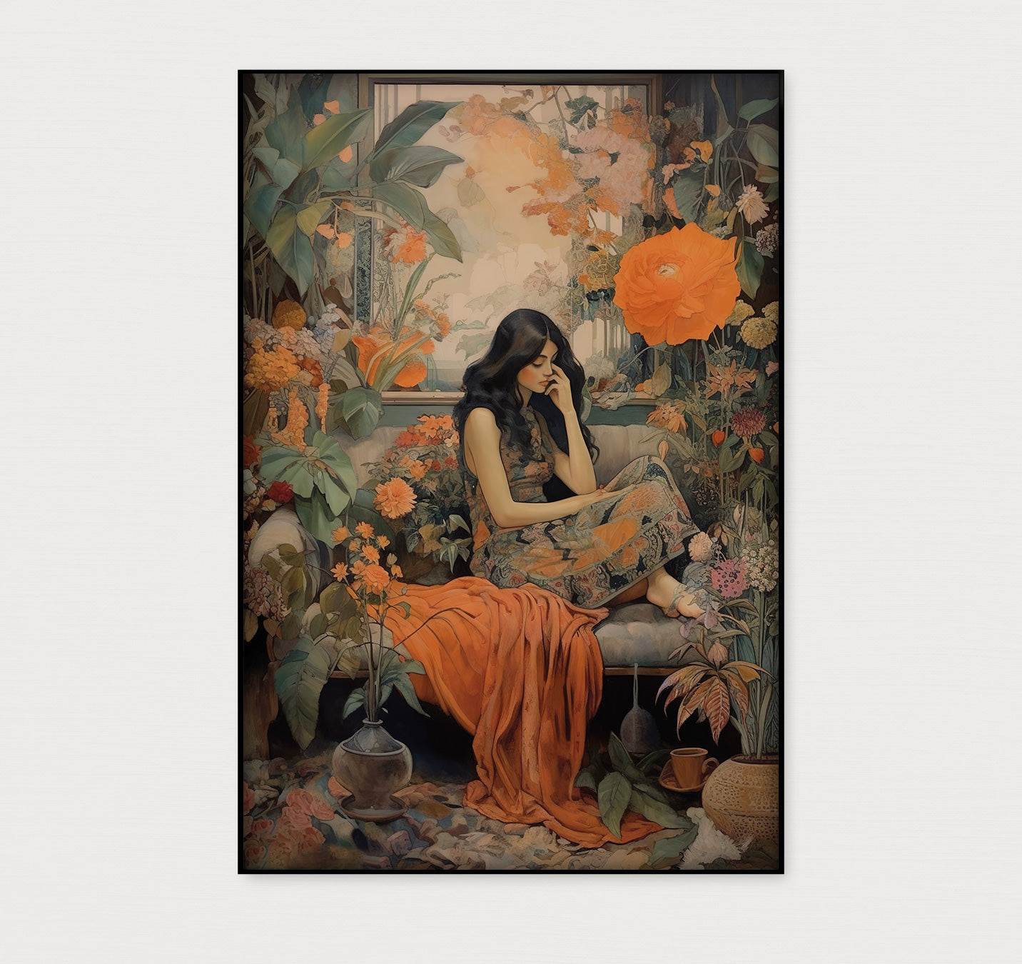Vrouw 2 · Artframe-Poster staand-House of Posters-House of Posters