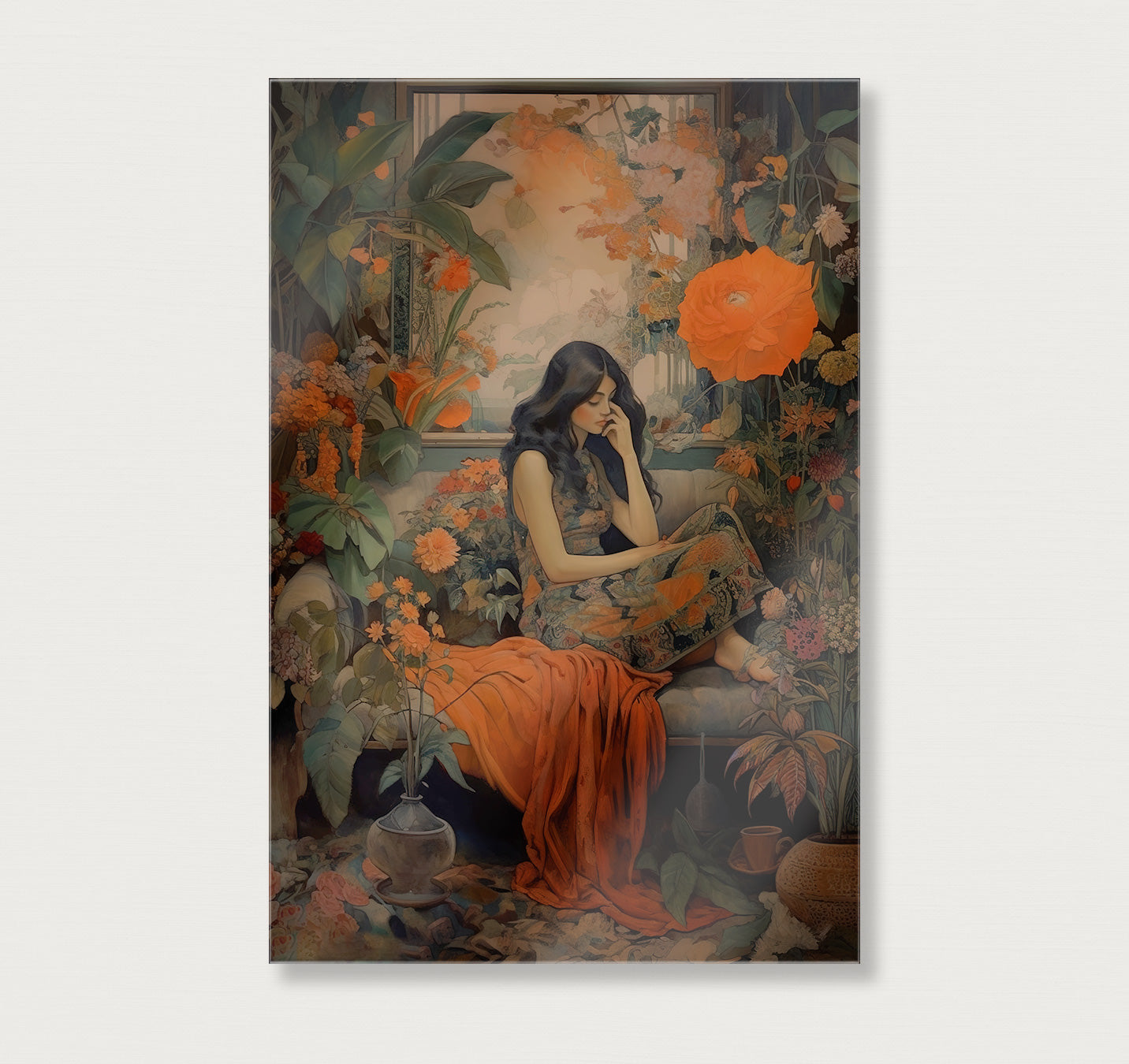 Vrouw 2 · Plexiglas-Poster staand-House of Posters-House of Posters