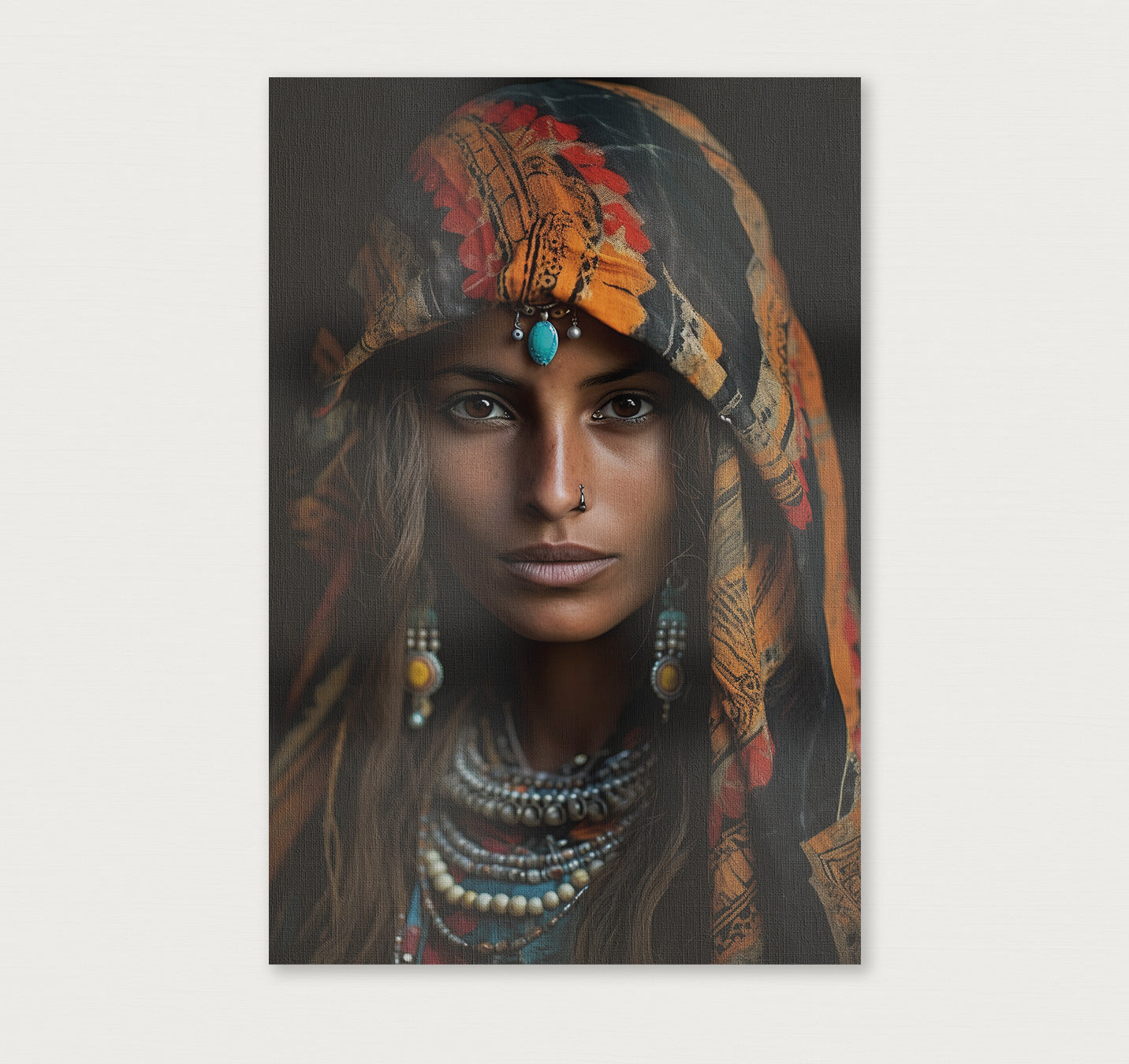 Vrouw 4 · Canvas-Poster staand-House of Posters-House of Posters