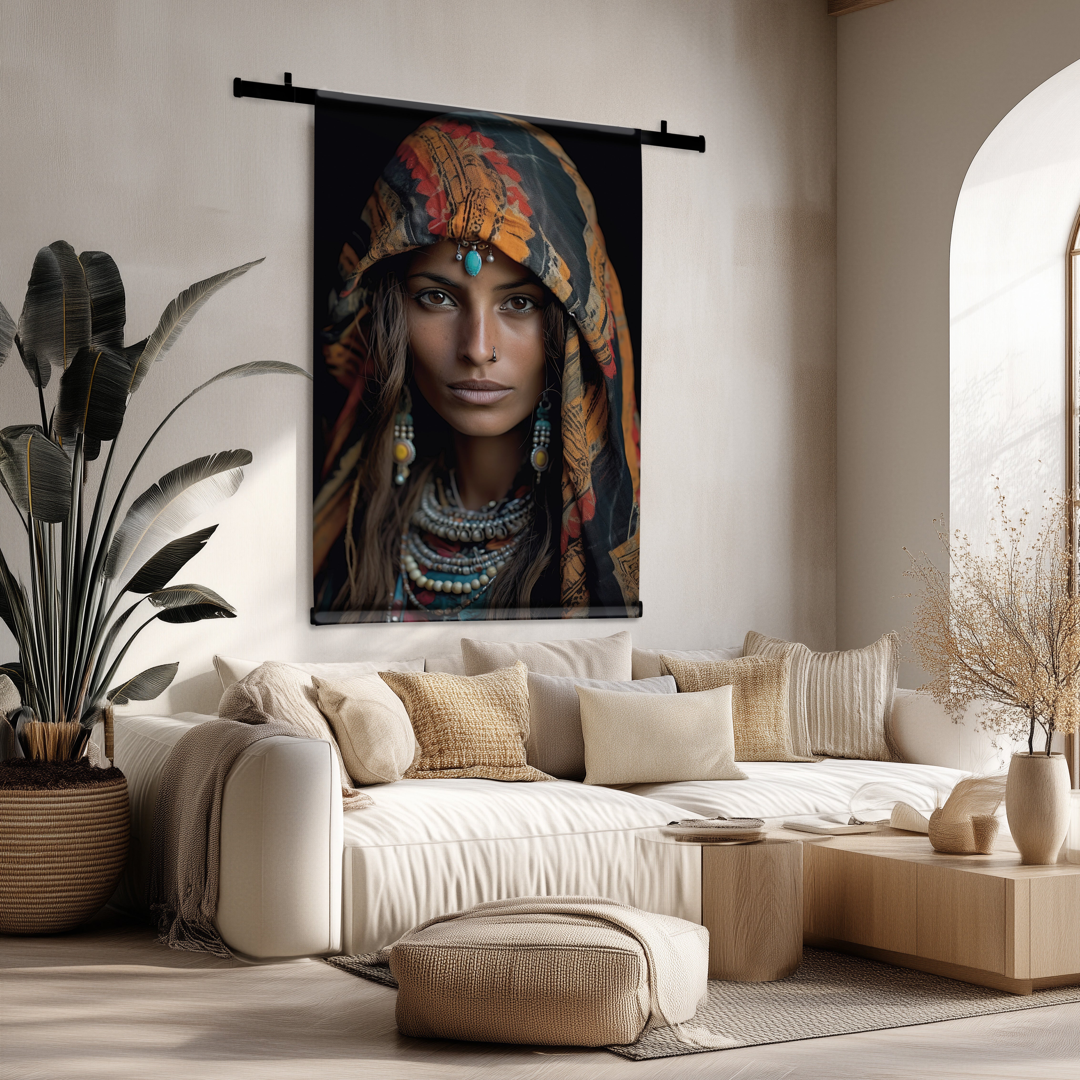 Vrouw 4 · Wandkleed-Wandkleed-House of Posters-House of Posters