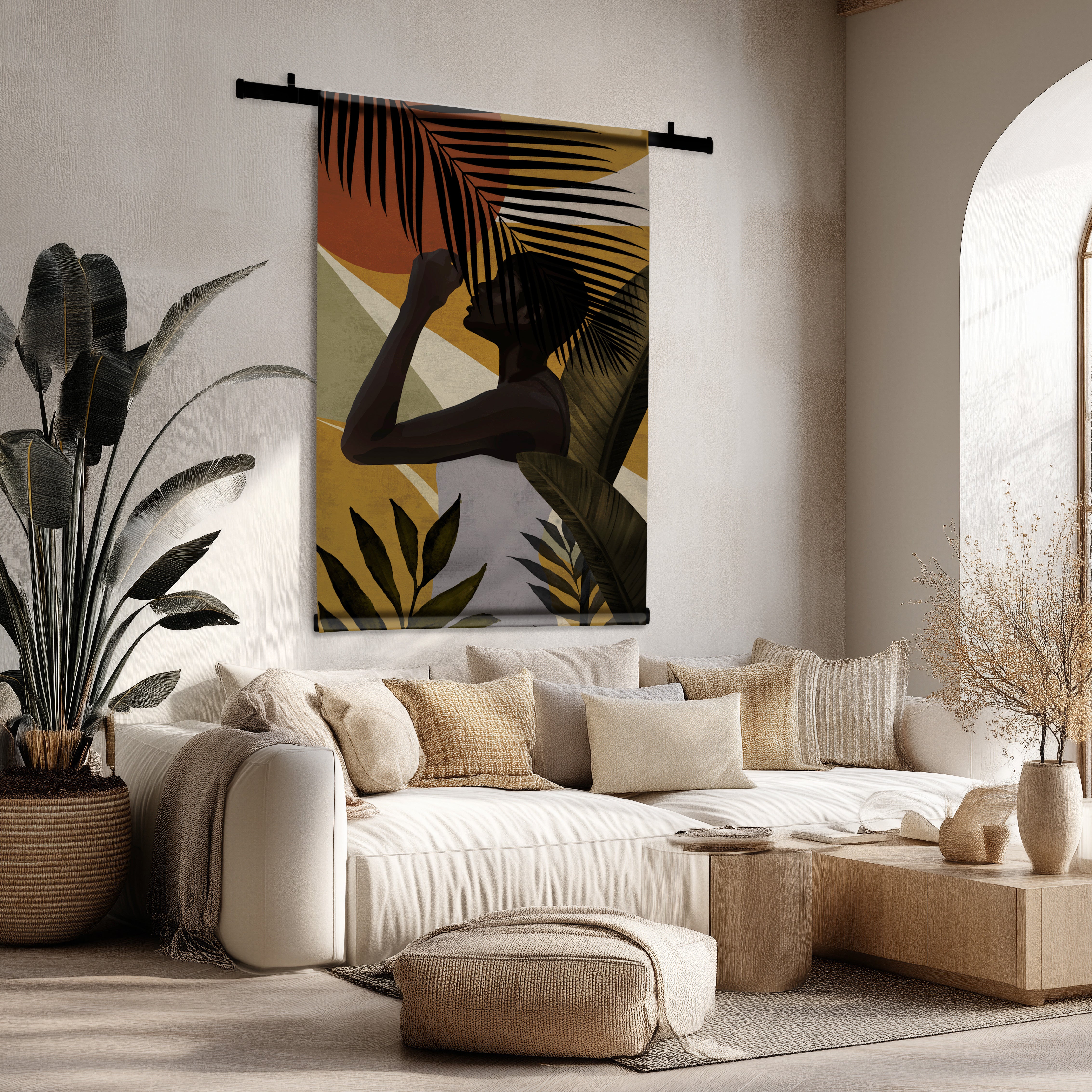 Vrouw 7 | Wandkleed | Velours | 60x90 cm | Tweedekans-Wandkleed-House of Posters-House of Posters