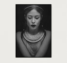 Vrouw Portret · Akoestisch paneel-Poster staand-House of Posters-House of Posters