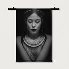 Vrouw Portret · Wandkleed-Wandkleed-House of Posters-House of Posters