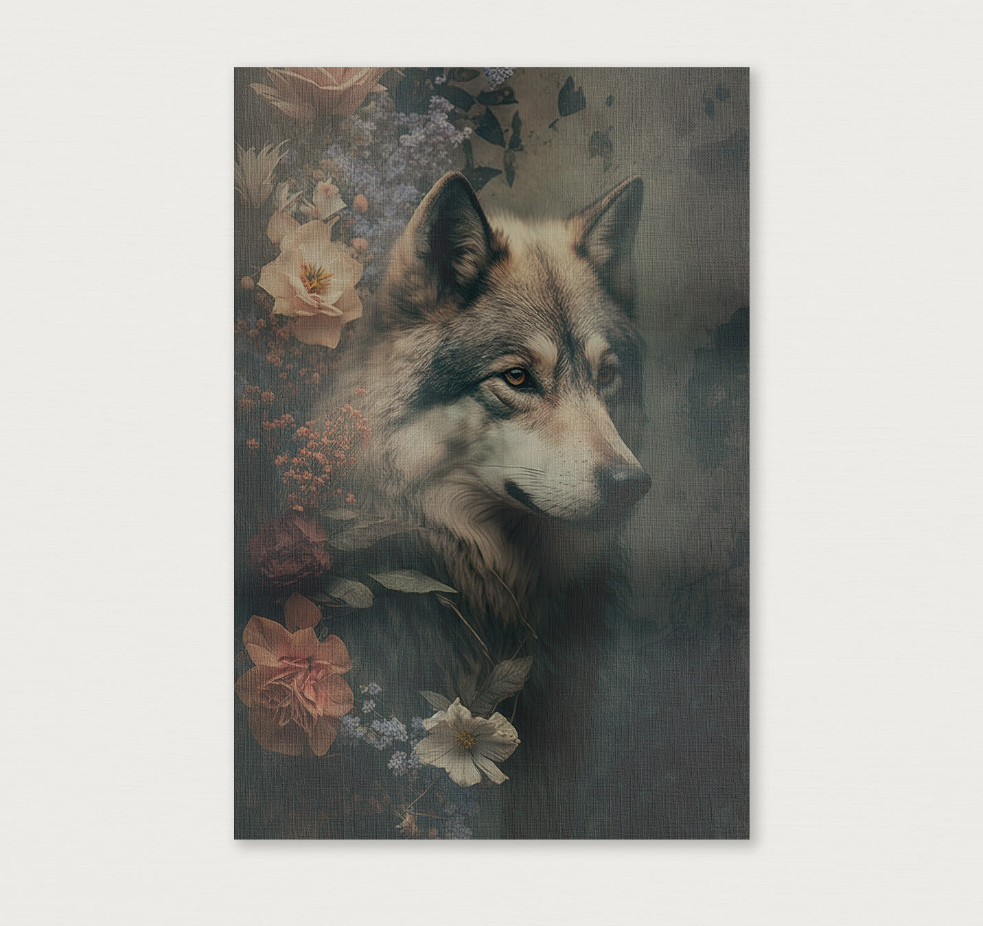 Wolf · Canvas-Poster staand-House of Posters-House of Posters
