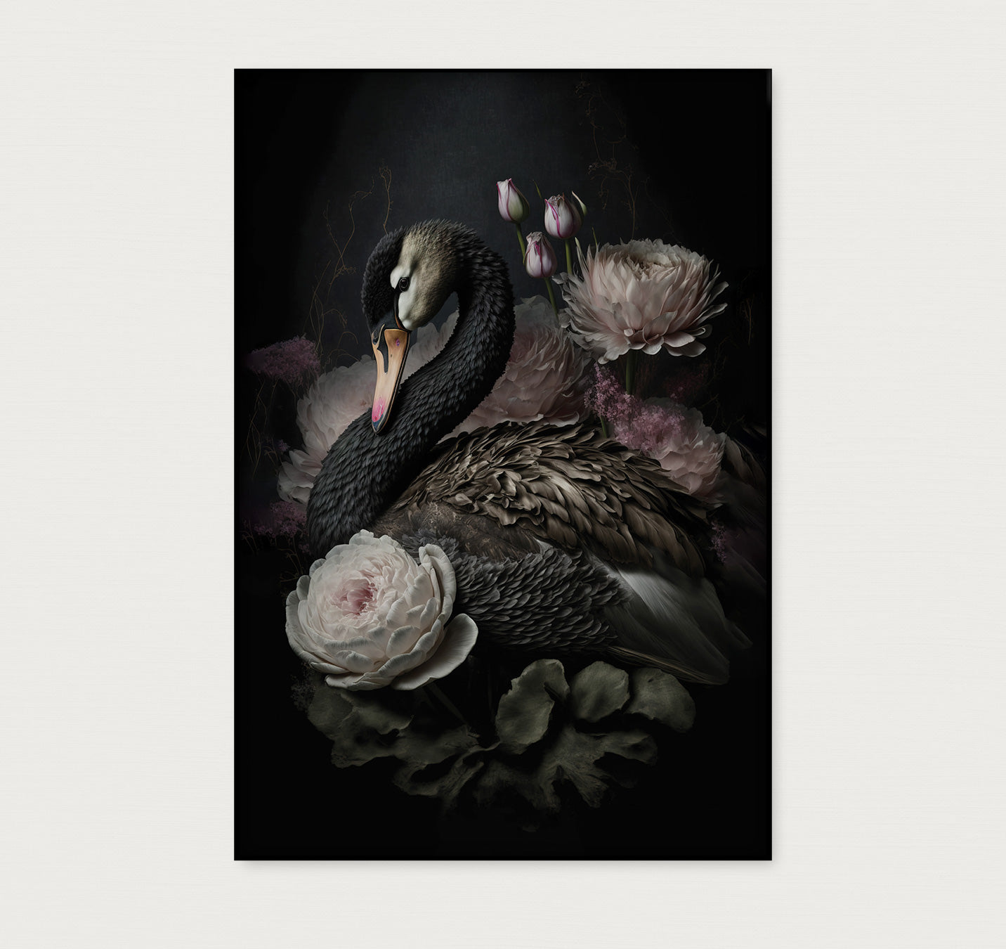 Zwarte zwaan · Artframe-Poster staand-House of Posters-House of Posters